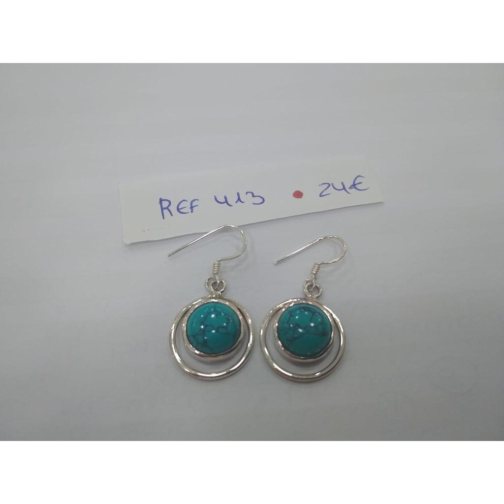 Pend. Gran. Pied. Nat. Turquesa 413