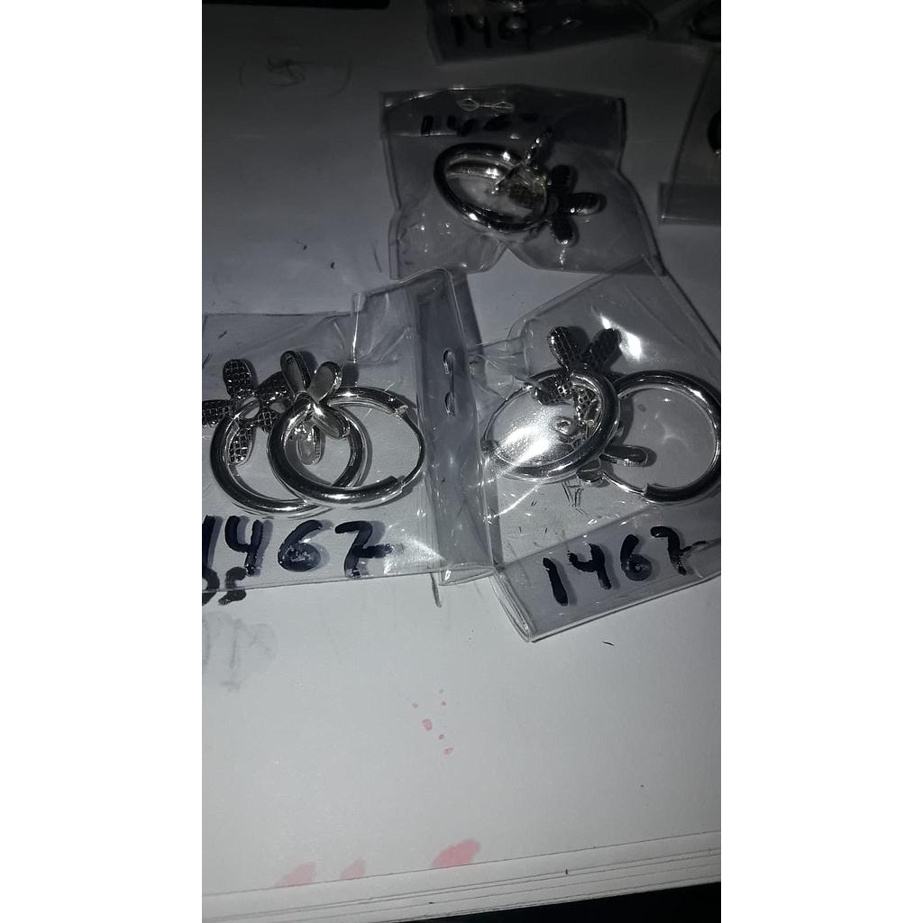 Pend. Plata Lisa Aros  Flor 1476
