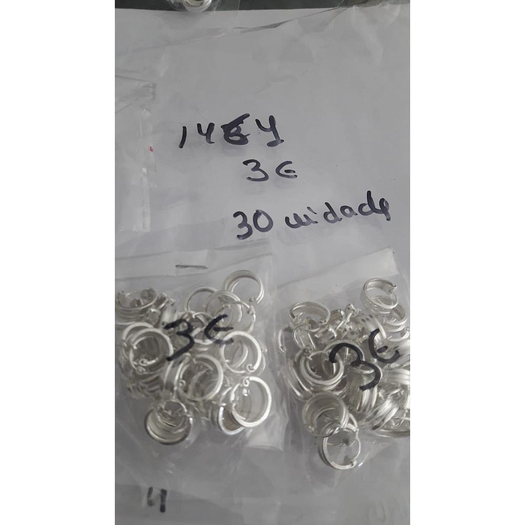 Pend. Plata Lisa Aros 1464