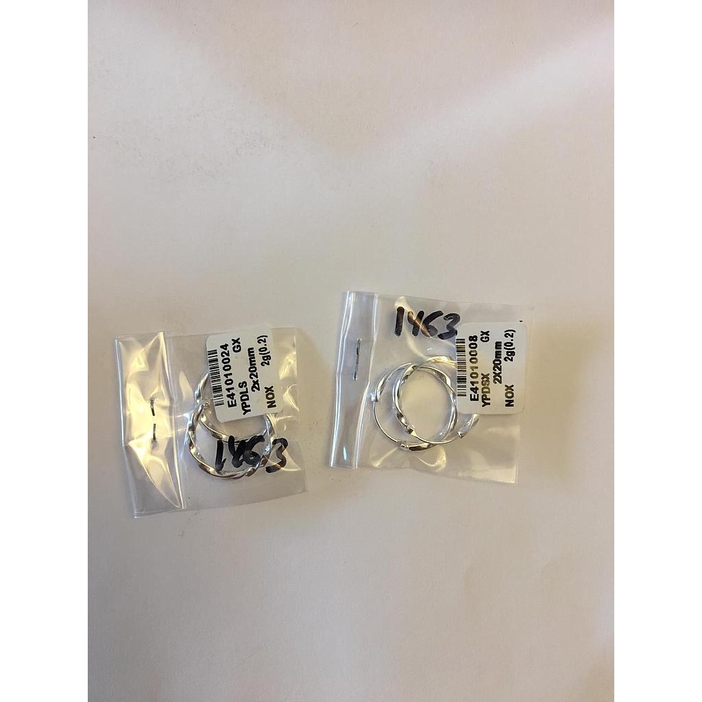 Pend. Plata Lisa Aros 1463