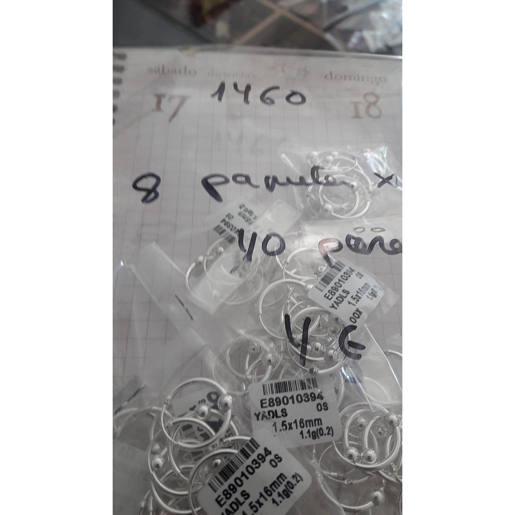 Pend. Plata Lisa Aros 1460