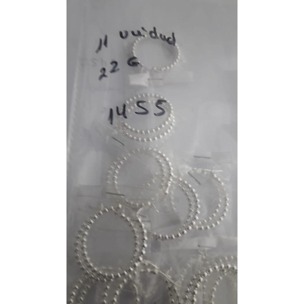 Pend. Plata Lisa Aros 1455
