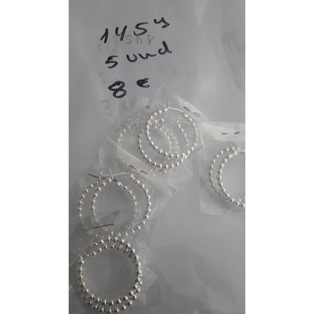Pend. Plata Lisa Aros 1454