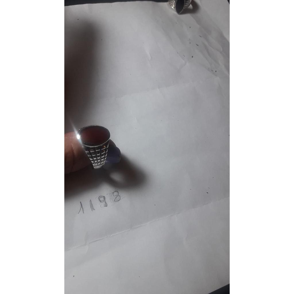 Anillo Plata Caballero 1198