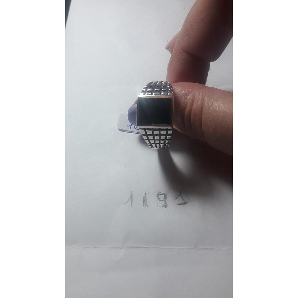 Anillo Plata Caballero 1191