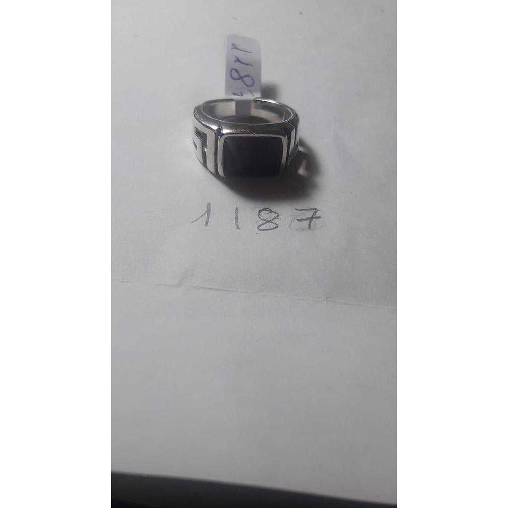 Anillo Plata Caballero 1187