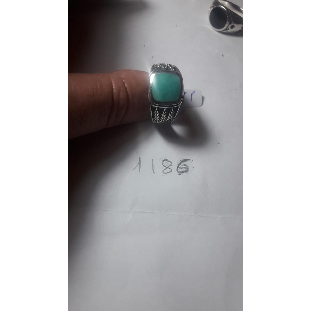 Anillo Plata Caballero 1186