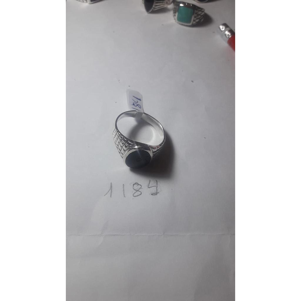 Anillo Plata Caballero 1184
