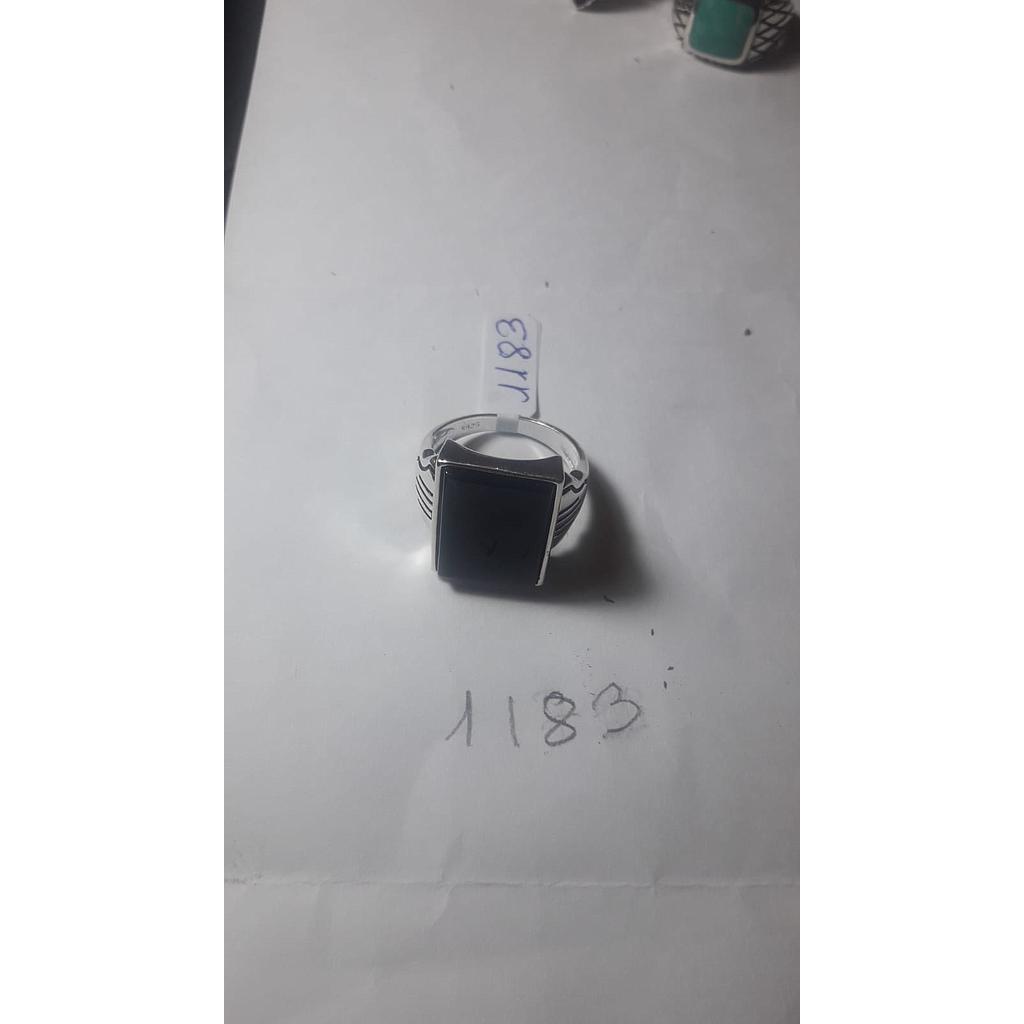 Anillo Plata Caballero 1183