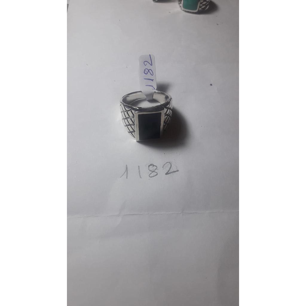 Anillo Plata Caballero 1182