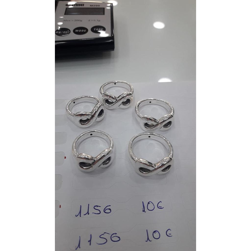 Anillo Plata Electroformin  Infinitos 1156