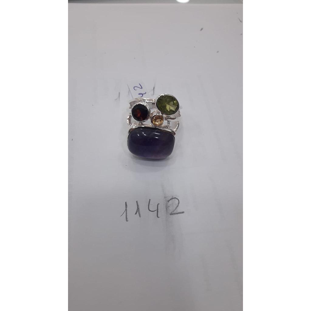 Anillo Pied. Nat.Piedra Fina  1142