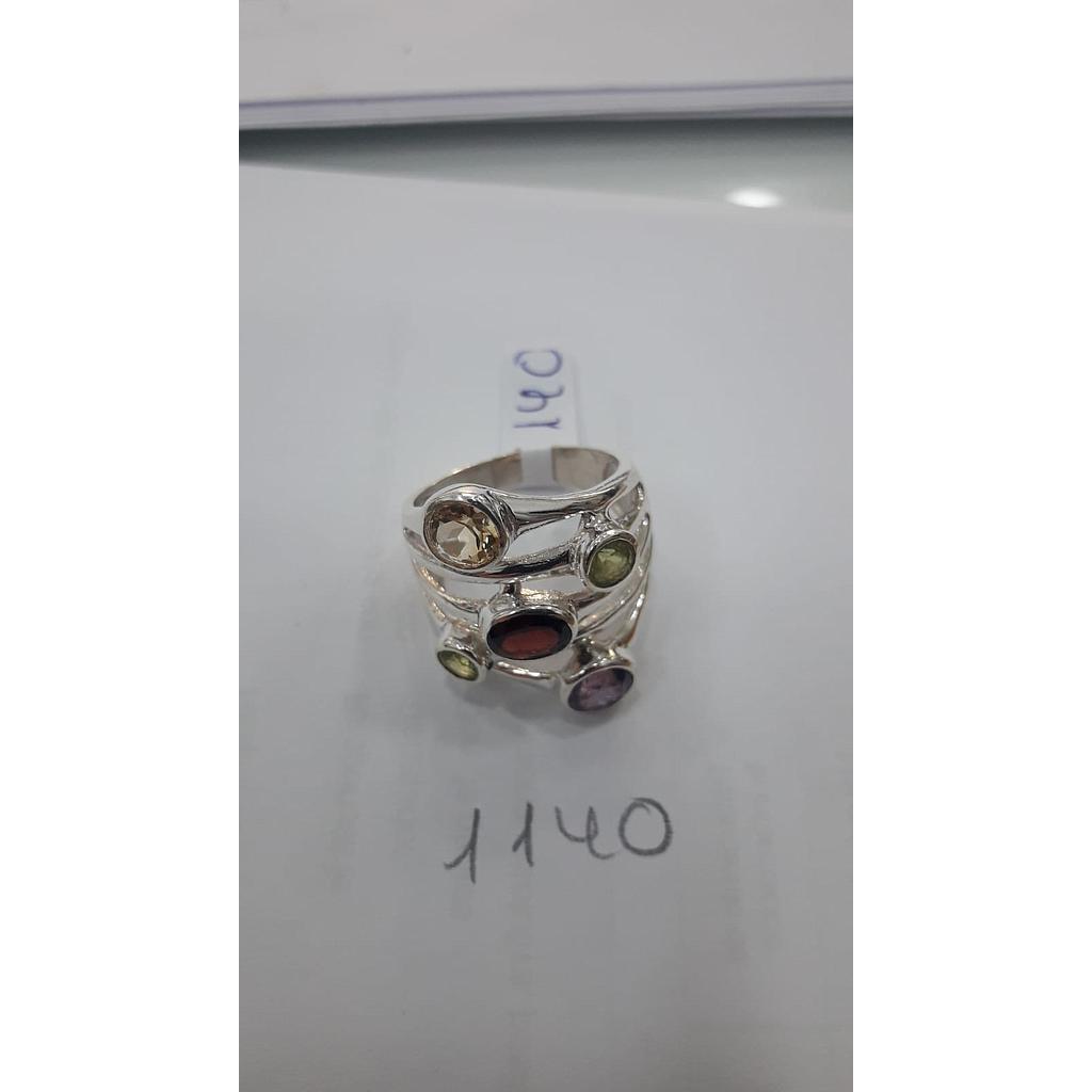 Anillo Pied. Nat.Piedra Fina  1140