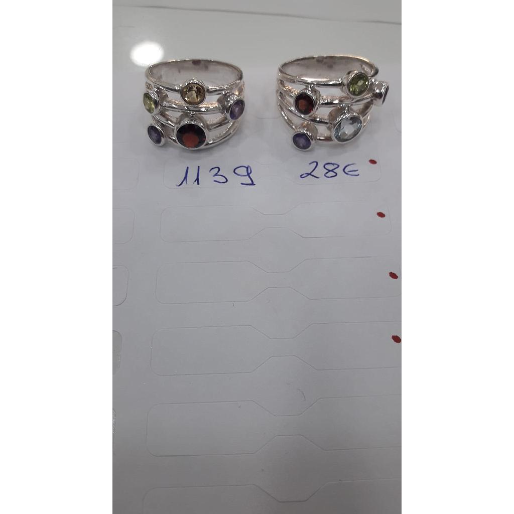 Anillo Pied. Nat.Piedra Fina  1139