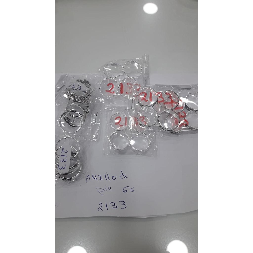 Anillo Plata Pie  2133