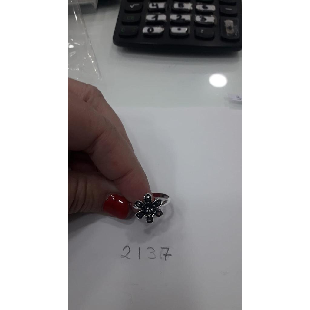 Anillo Plata Flor  2137