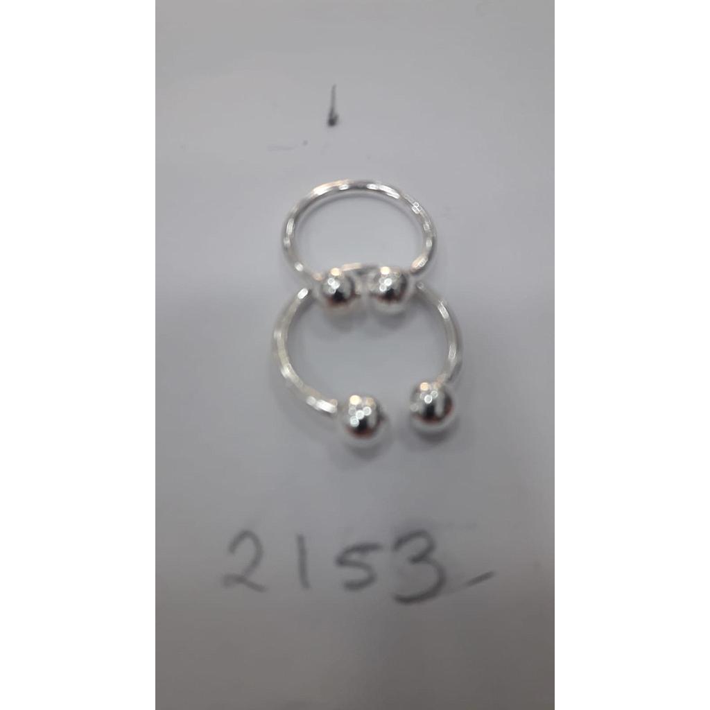 Anillo Plata Bolas Pesadas  2153
