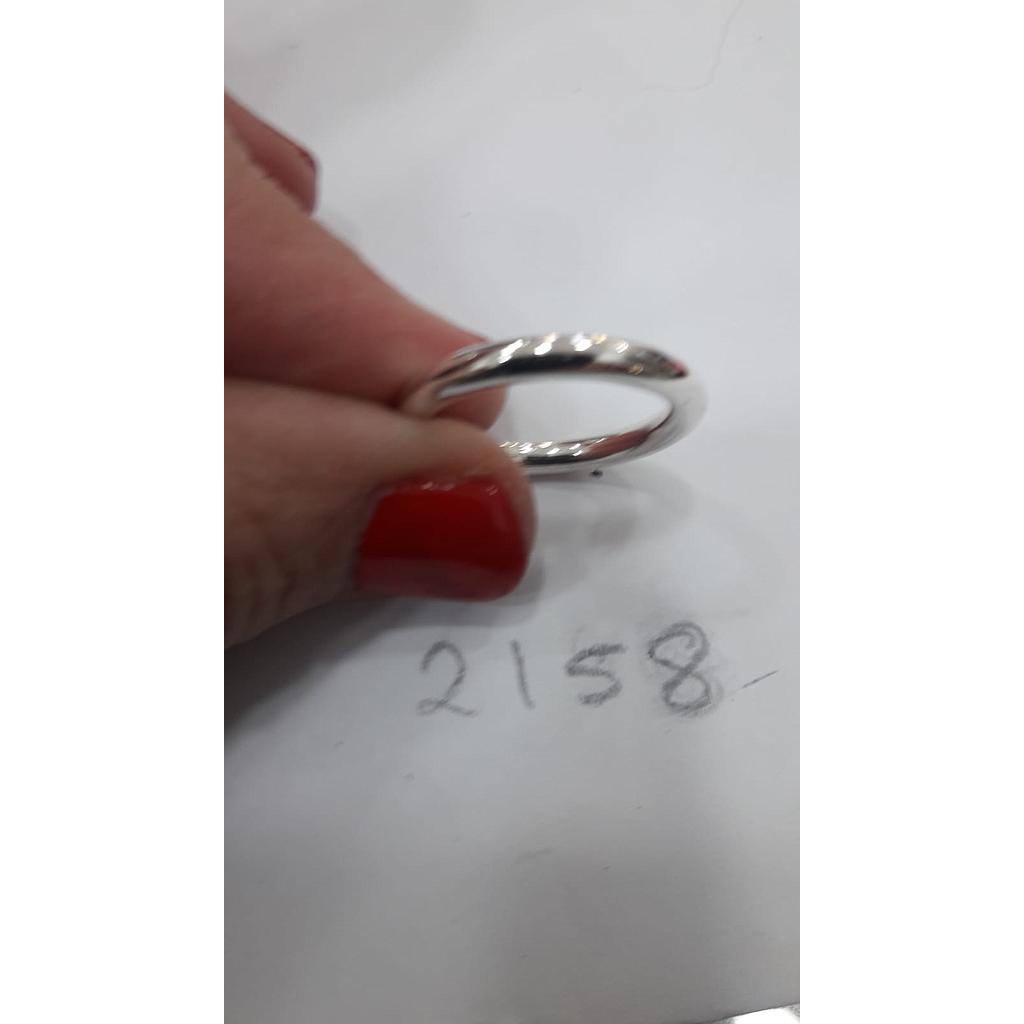 Anillo Plata Tubo  2158