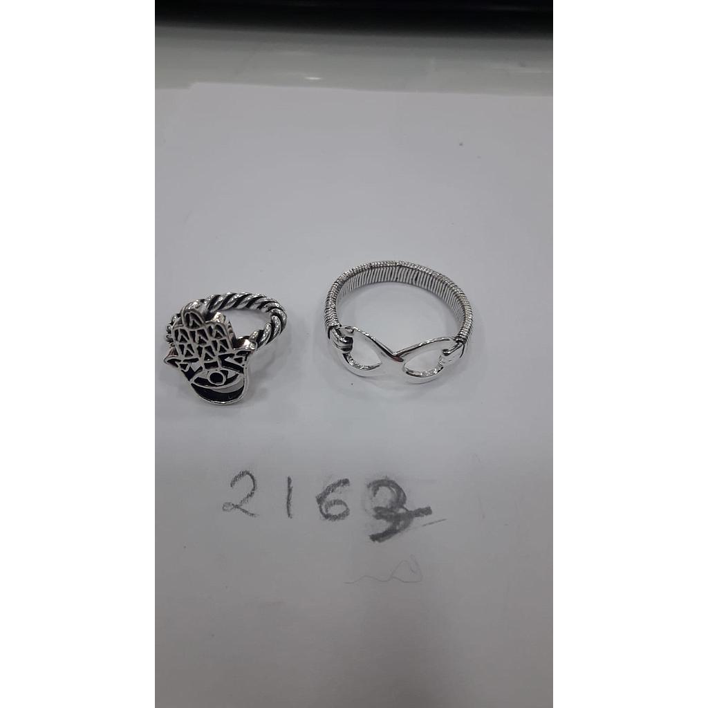 Anillo Plata Infinito, Mano  2163