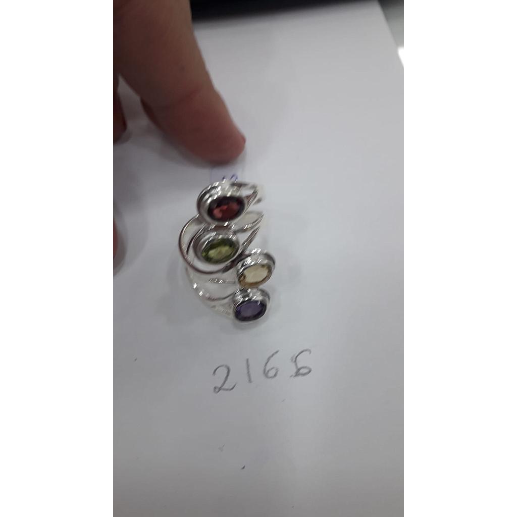 Anillo Pied. Nat. Piedra Fina  2166
