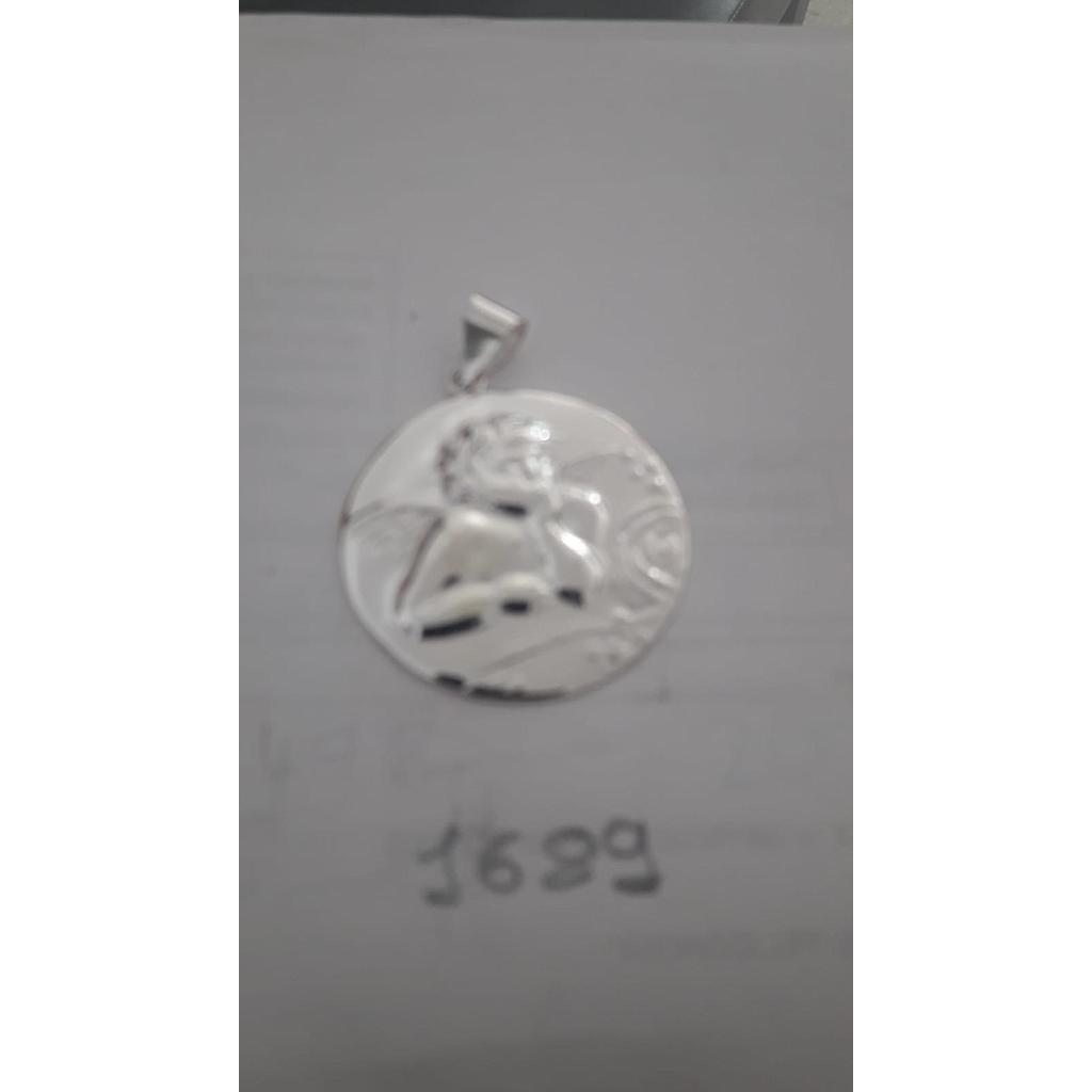 Colgante Plata Angel Guarda Grande 1689