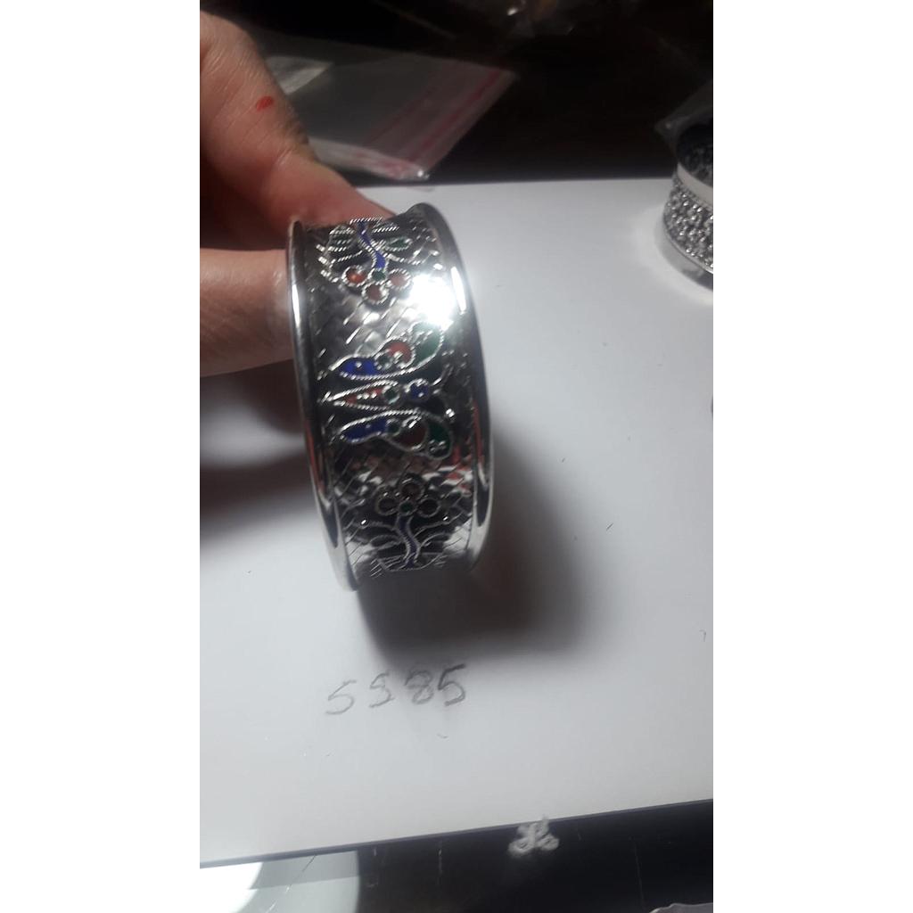 Puls. Plata Rígida Mariposa Esmaltada 5585
