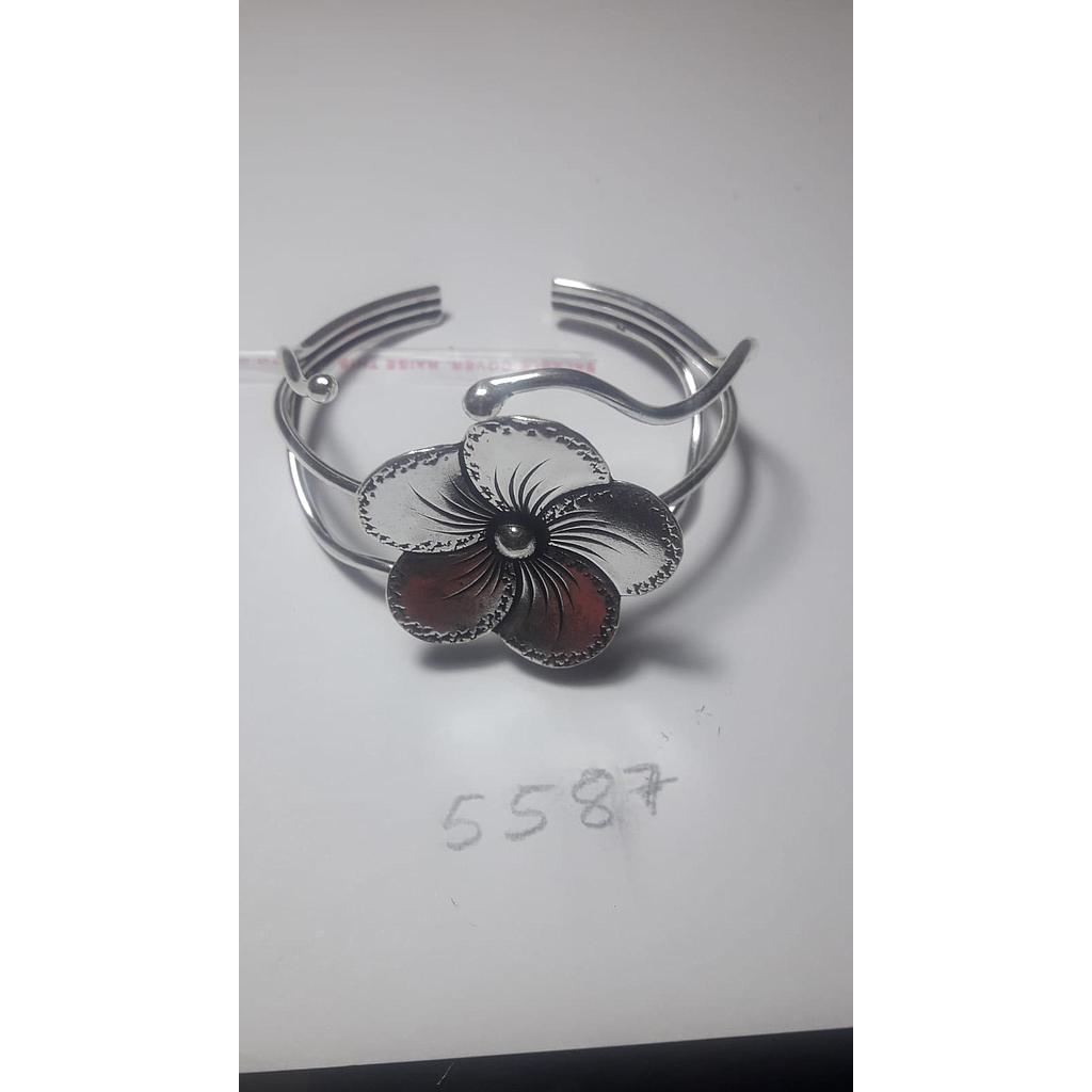 Puls. Plata Rígida Flor Grande 5587