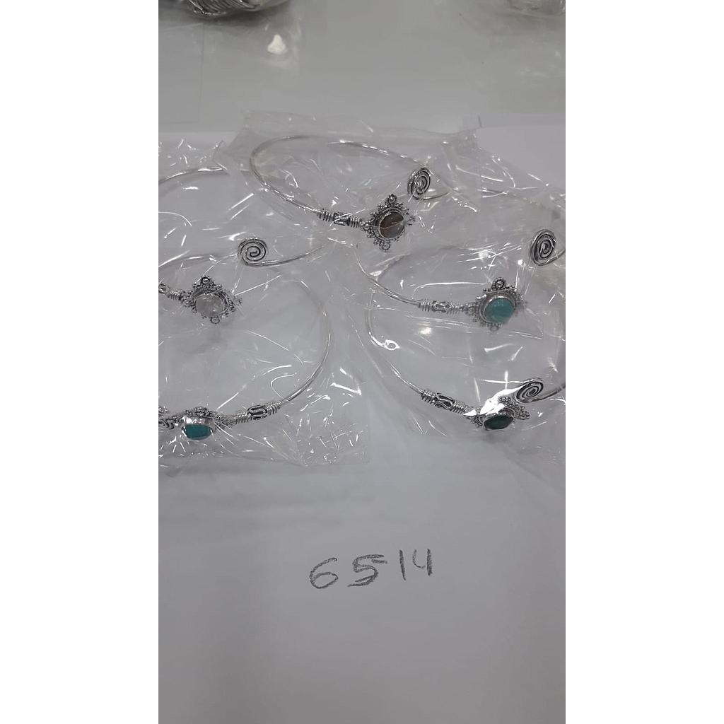 Puls. Pied. Nat. Rígida. Luna, Jade, Turq. Ojo Tig. 6514