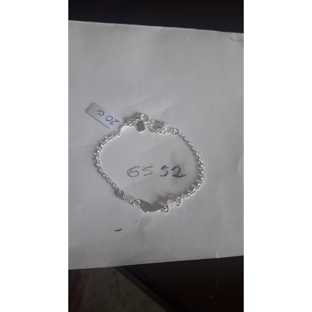 Puls. Plata Pie con Bolas Rosas   6552
