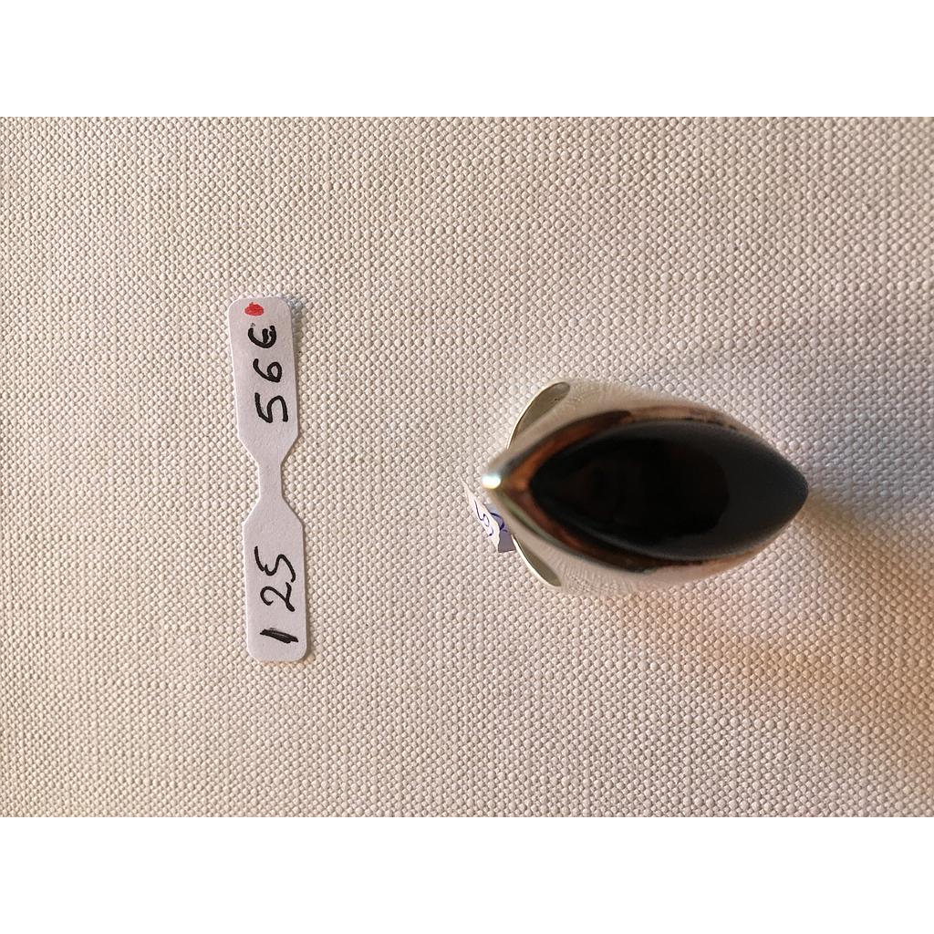 Anillo Pied. Nat. Grande Onix Oval  125