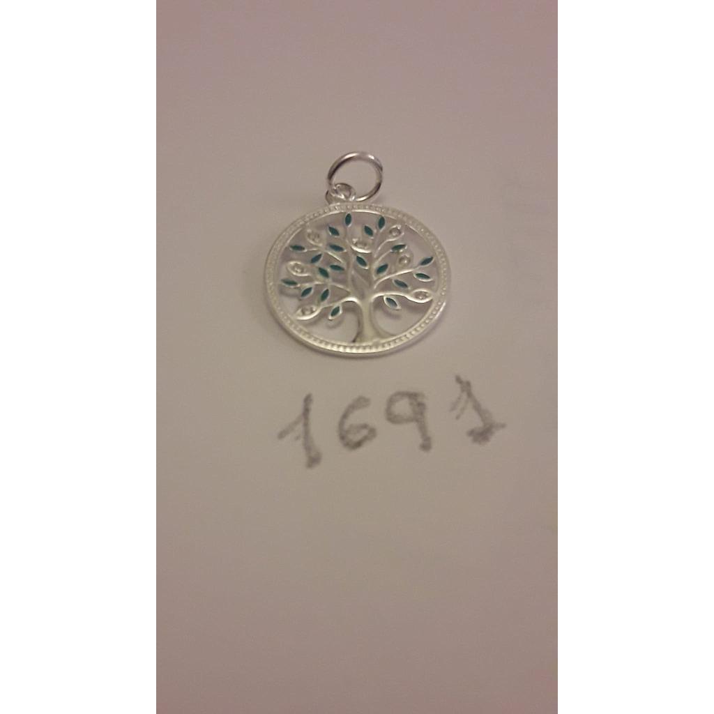 Colgante Plata Árbol Vida Zirconita 1691