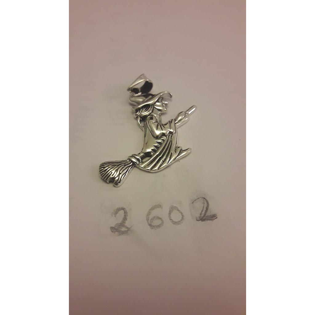 Colgante Plata Bruja 2602