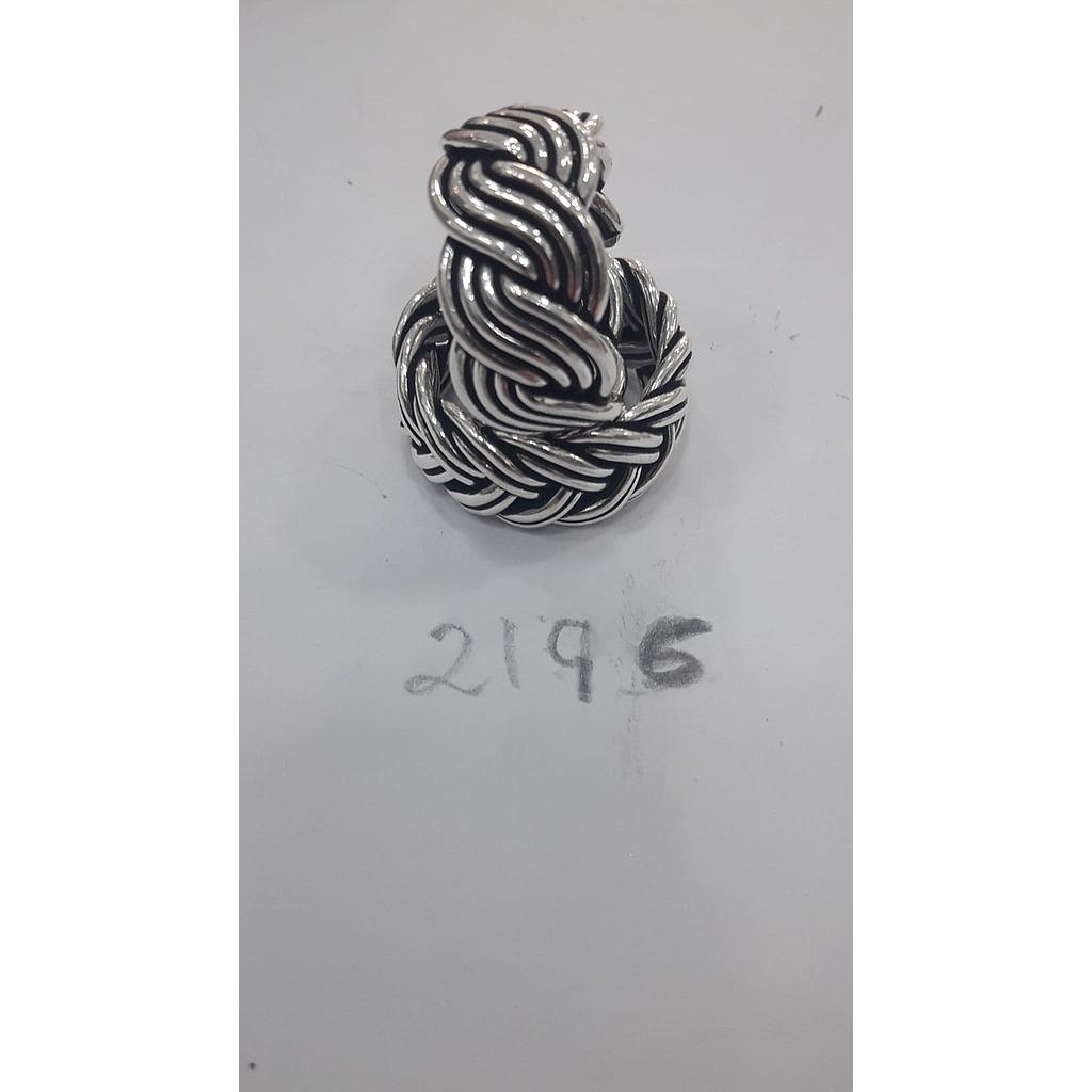 Anillo  Plata Trenza  2196