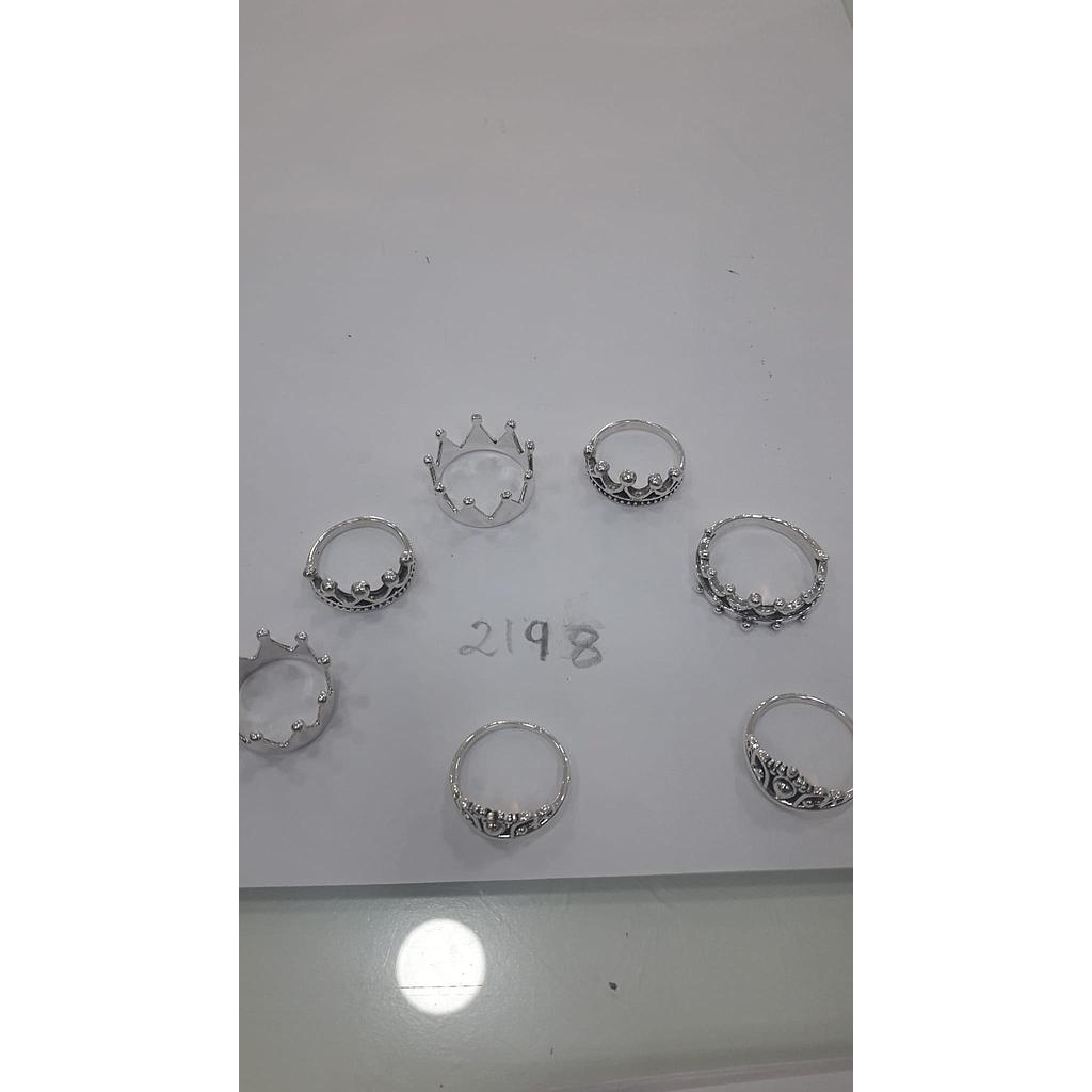 Anillo  Plata Corona  2198