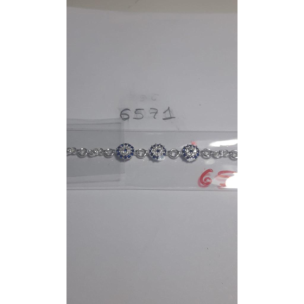 Puls. Zirconita Esferas Blanca, Azul  Peq.  6571