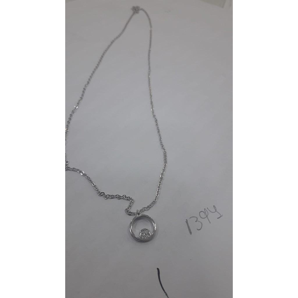 Garg. Plata Estrella, Luna Mini Cad. Doble 1394