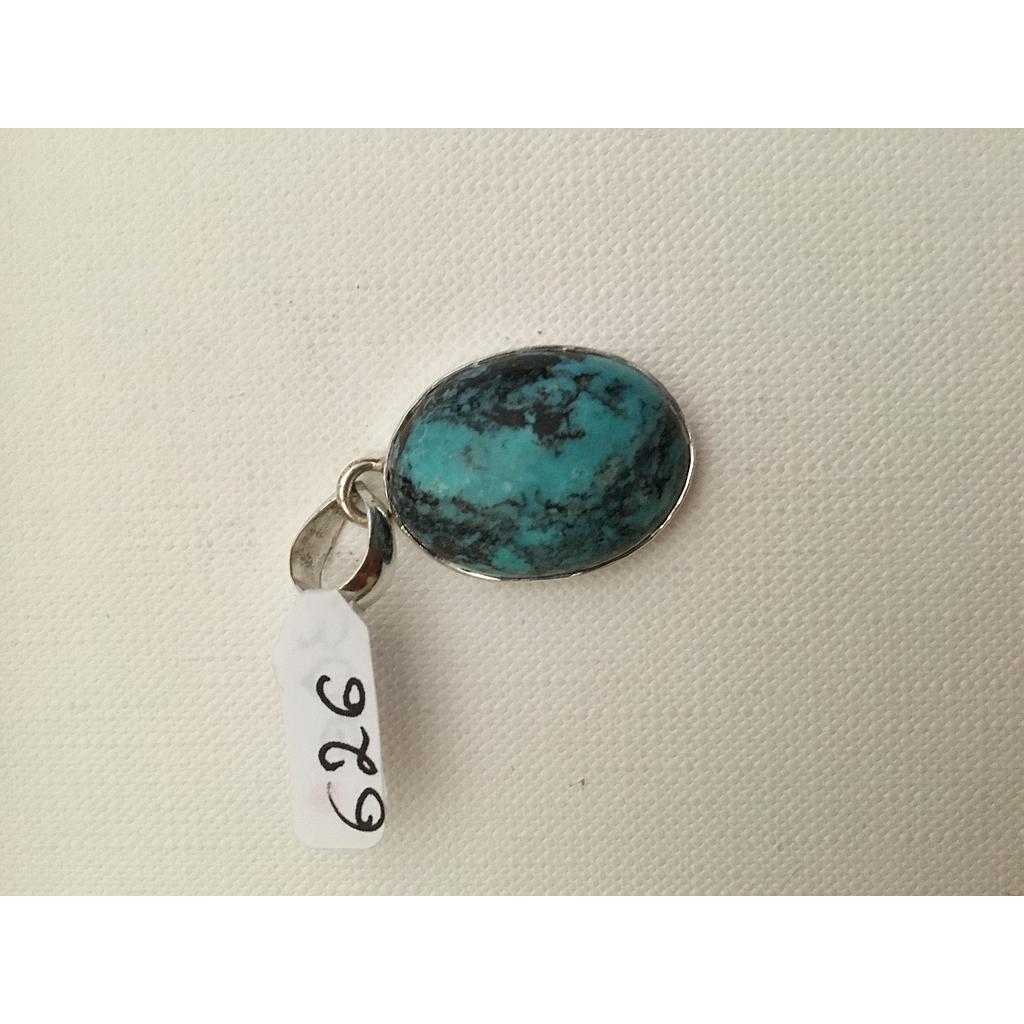 Colgante Pied. Turquesa 626