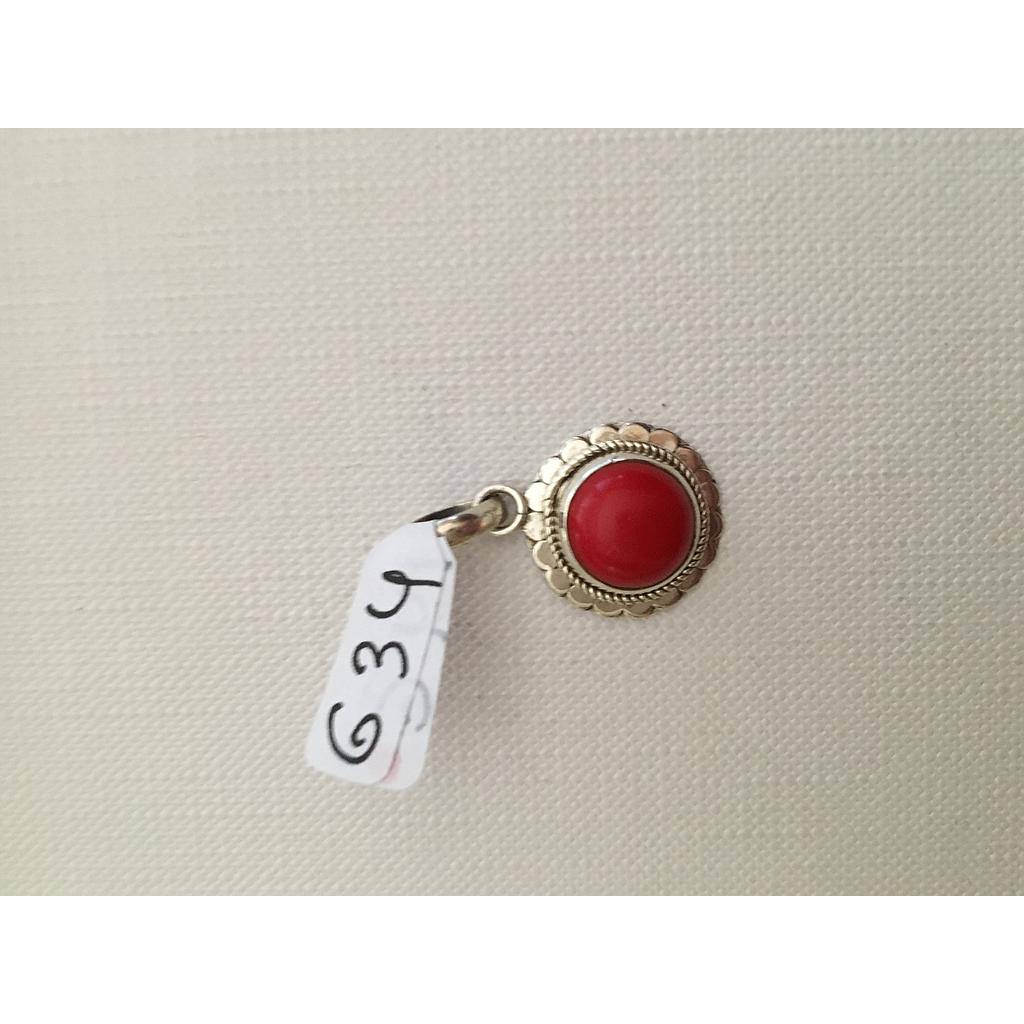 Colgante Pied. Coral 634