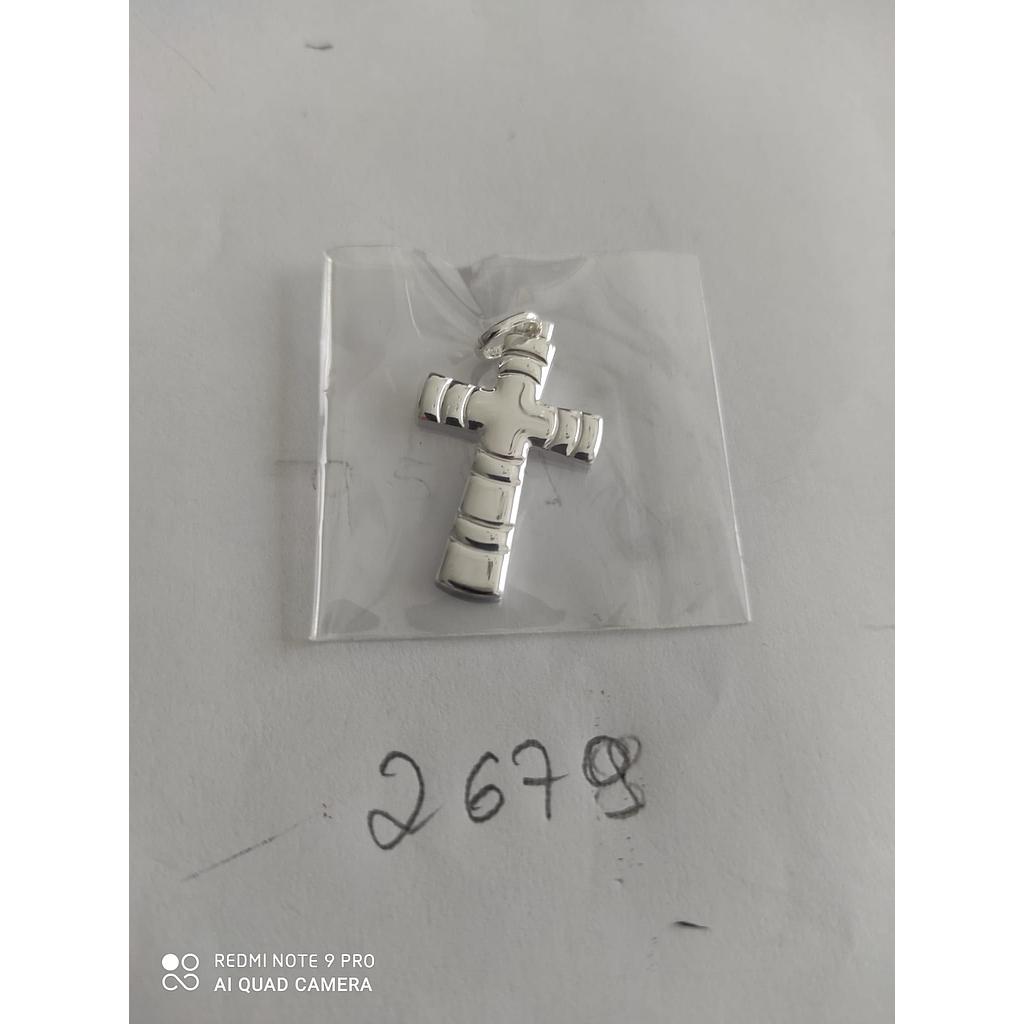 Colgante Plata Cruz Italiana 2679