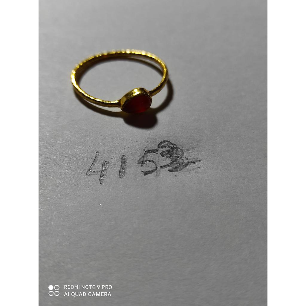 Anillo Plata Piedra Fina  4153