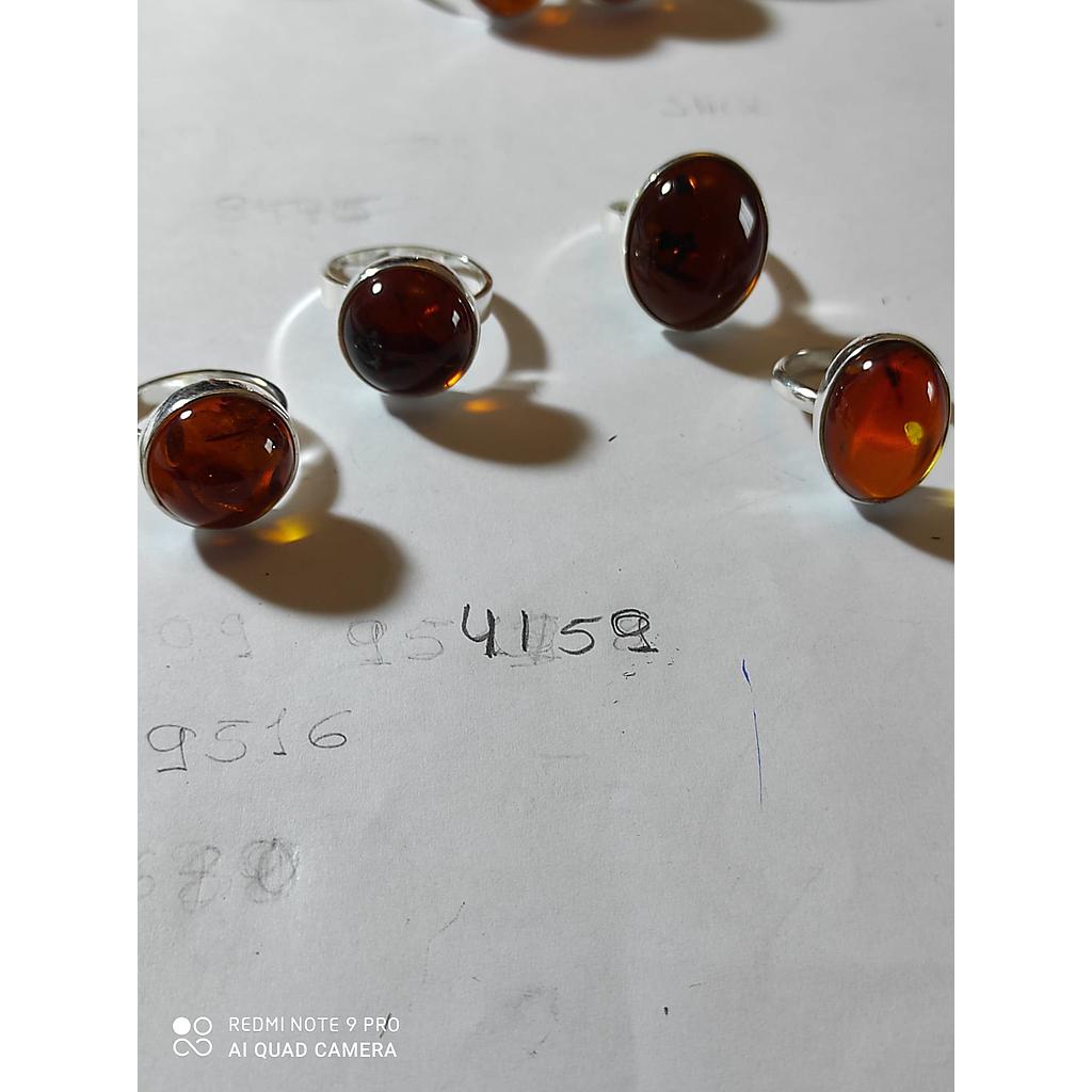 Anillo Plata Ámbar  4159