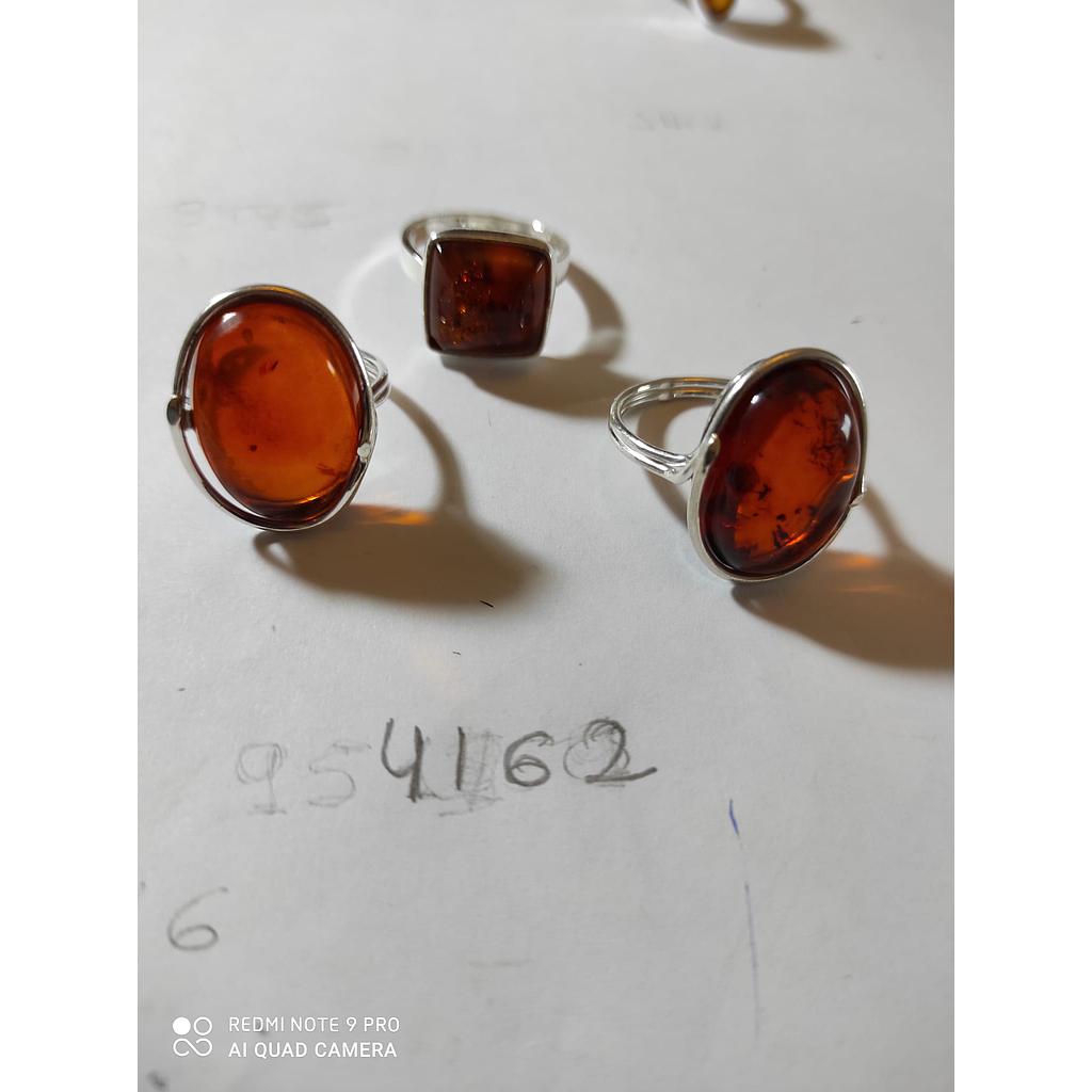 Anillo Plata Ámbar  4162