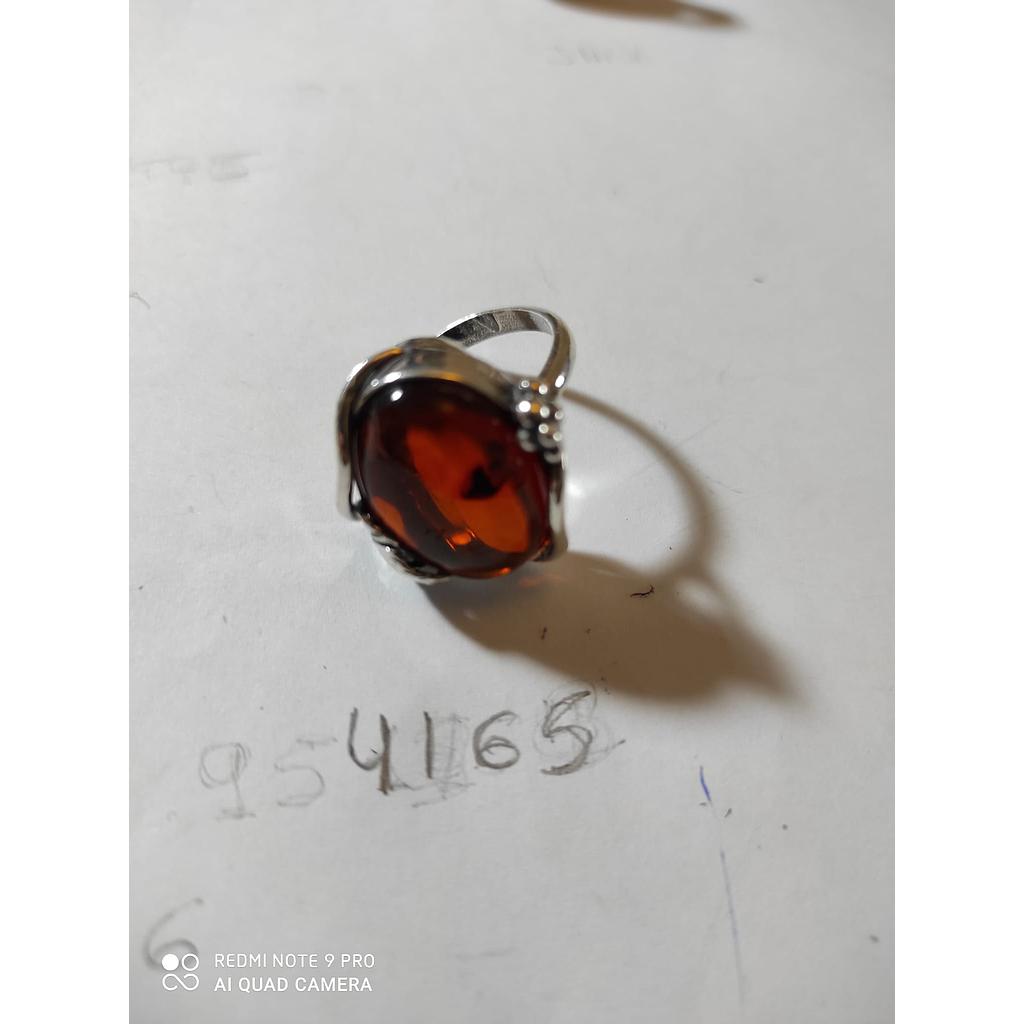 Anillo Plata Ámbar  4165