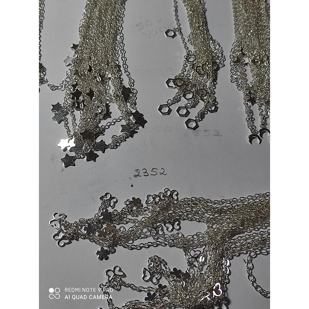 Garg. Plata Est. Luna+Est., Flores, Hexagonos 2352