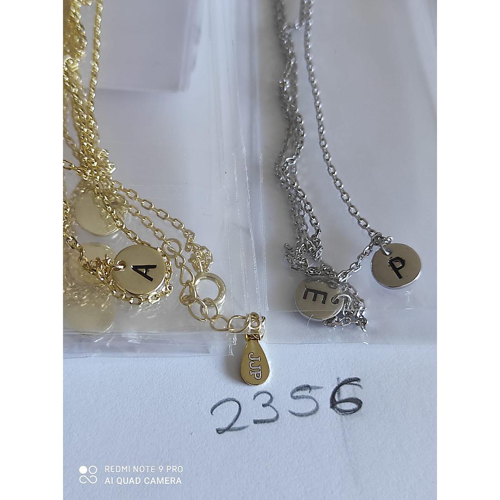 Garg. Plata Mini Iniciales 2356