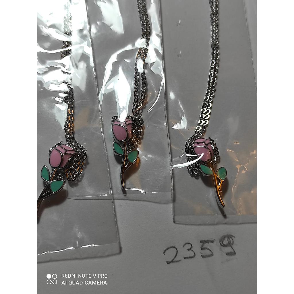 Garg. Plata Rosa Esmaltada 2359