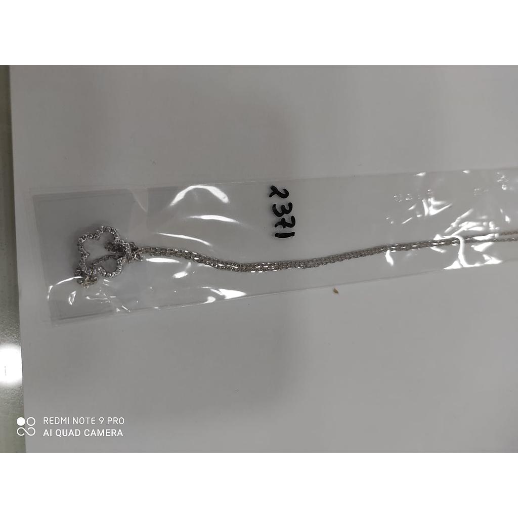 Garg. Plata Flor Calada 2371