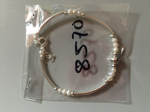 Puls. Plata Semi Rígida Perla Blanca 8570