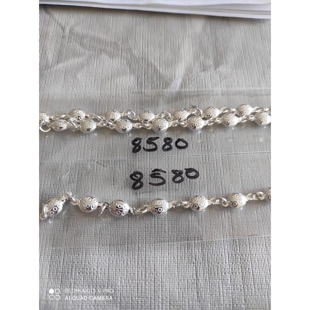 Puls. Plata Chapa Ovalada Tallada 8580
