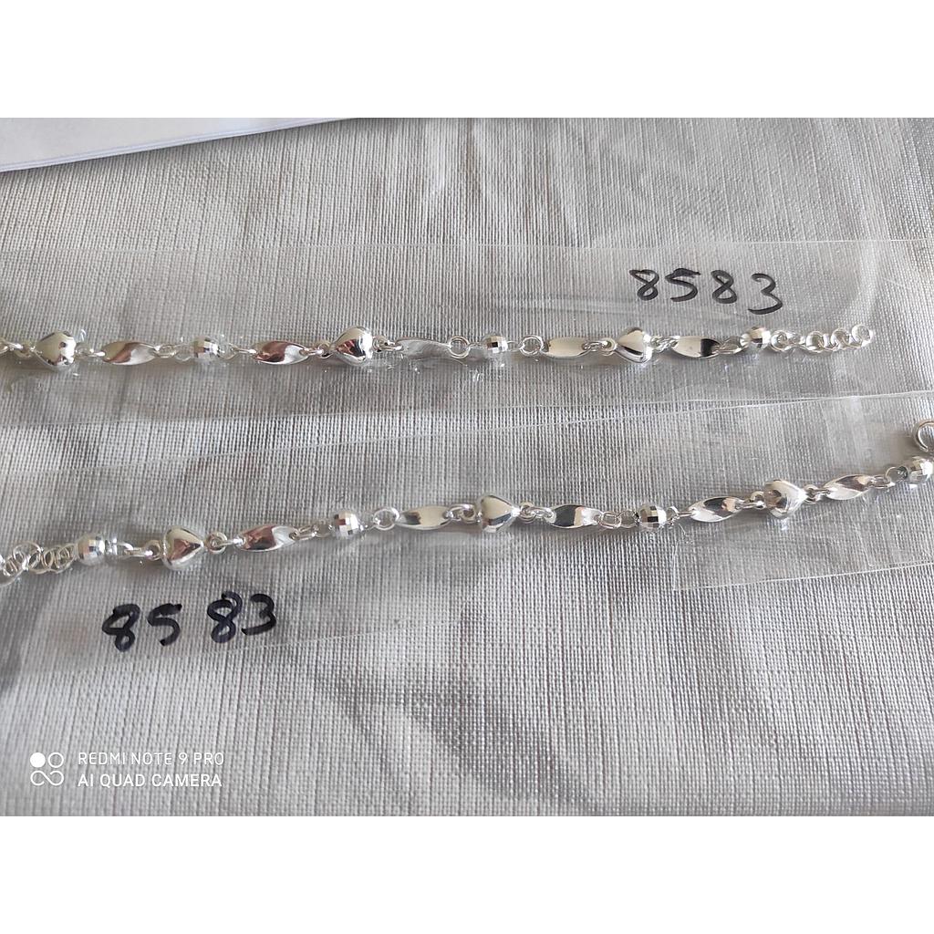 Puls. Plata Corazón + Chapitas 8583